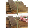 Elegant Locket Diy Accessories Charms Decoration Antique Bronze Heart Key Pendant