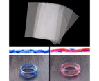 10Pcs Hand Resin Craft Ink-style Film Fillings Jewerly Epoxy Bracelet Ring Mold
