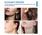 PDTO 120pcs Silver Earring Wires Hooks Kit DIY Jewellery Accessories