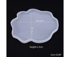 Crystal Epoxy Resin Mold Irregular Coaster Casting Silicone Mould Making Tool