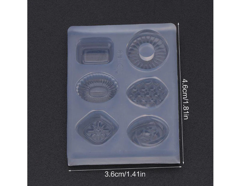 New Mini Candy Pendant DIY Keychain Earrings Mold Resin Casing Jewelry Making Tools