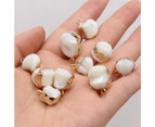 5Pcs Natural Shell Mini Pendant Irregular Dilded For Jewelry Making DIY Necklace Bracelet Anklet Earrings Accessory
