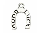 20 Pieces Charms Good Luck Horse Shoe 17x12mm for Jewelry Making Supplies Crafts Accessories B10663