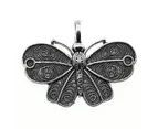 4 Pieces Charm Metal Charms For Bracelet Butterfly 41x31mm Women's Jewelry Earrings Bracelet Female B13657