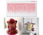 Cake Stencil Dotted Line Pattern Ornamental PET Cake Boder Spray Template Cake Decorating Tools-1#