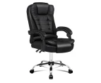 ALFORDSON Office Chair Executive PU Leather Seat Black