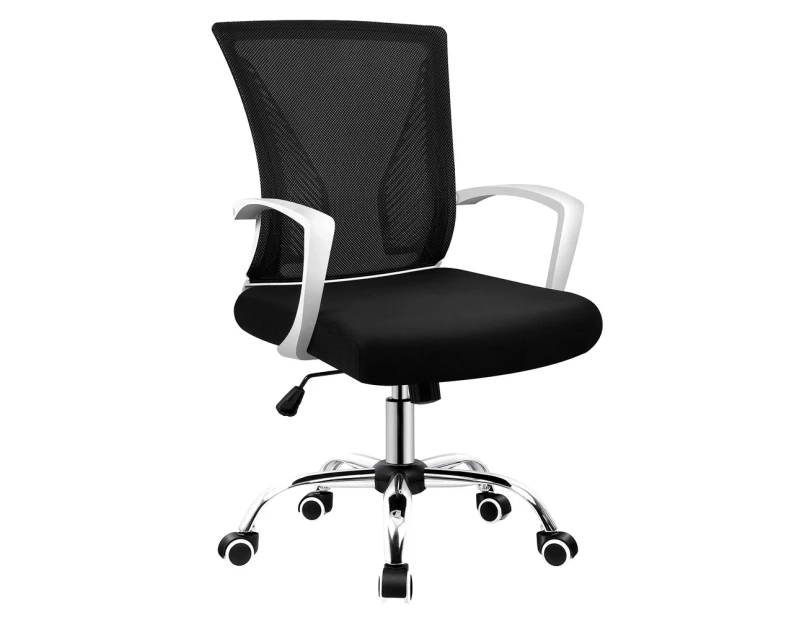 ALFORDSON Mesh Office Chair Tilt Executive Computer Seat Black & White