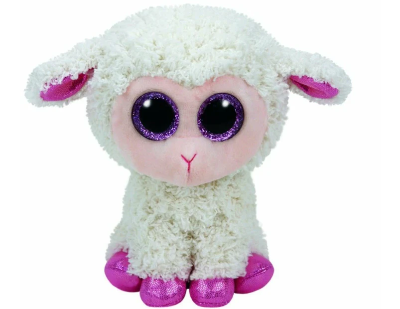 Ty Beanie Boos Regular 6" - Easter Twinkle Cream Lamb Plush