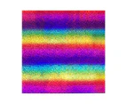 30.5cmx30.5cm Rainbow Lettering Film Self-Adhesive Dazzling Holographic Iridescent Film for DIY Craft