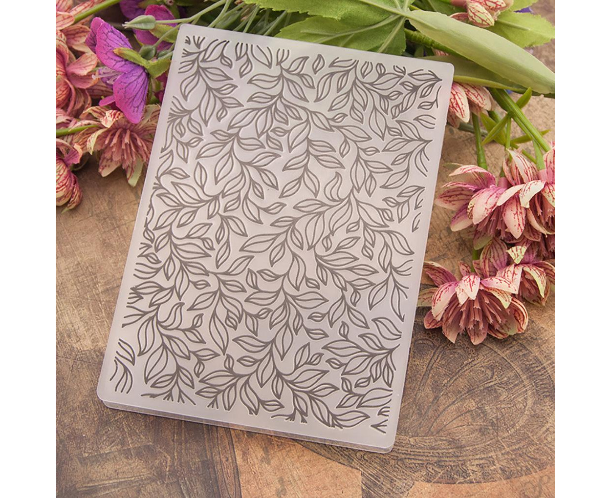 DIY Plastic Embossing Folder Leaves Design Scrapbook Card Making DIY Paper  Crafts Embossing Template