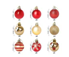 50Pcs Christmas Tree Decorations Balls Bauble Xmas Party Hanging Ball Ornam