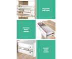 Artiss Shoe Cabinet Storage Wooden Shelf 36 Pairs