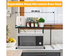 Microwave Oven Rack Shelf 2-Tier Expandable Storage Rack