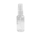 30ml Spray Bottle Leakproof Transparent Plastic Small Refillable Liquid Containers for Emulsion White