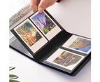 64/32 Pockets Photo Album Picture Storage Case for Polaroid Fujifilm Instax Mini Blue