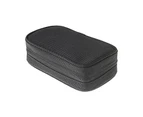 Pill Organizer Case 14 Compartment Date Reminder Portable Multifunctional Independent Large Capacity Black Weekly Travel Pill Medicine Box for Office Black