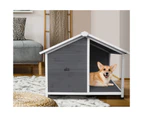 Alopet Dog Kennel Kennels House Outdoor Pet Wooden Large Cage Cabin Box Awning