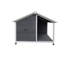 Alopet Dog Kennel Kennels House Outdoor Pet Wooden Large Cage Cabin Box Awning