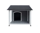 Alopet Dog Kennel Kennels House Outdoor Pet Wooden Large Cage Cabin Box Awning