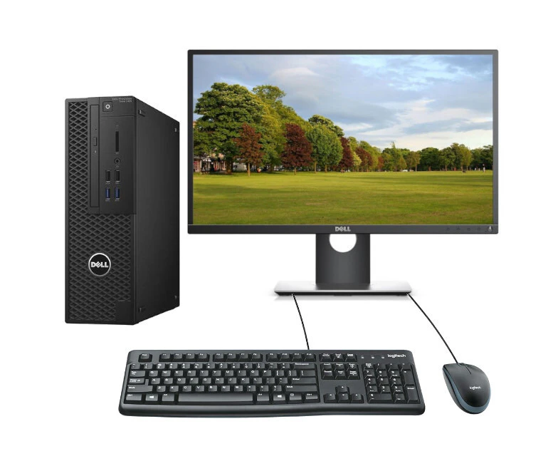 Dell 3420 Gaming Bundle Desktop i7-6700 3.4GHz 512GB 16GB RAM RTX 3050 + 24" Monitor - Refurbished Grade A