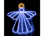 Angel with Halo Christmas Rope Light Motif 150cm - White