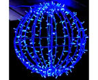 3D Sparkle Ball String Light 80cm Blue - Blue