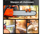 Traderight Portable Chainsaw Sharpener Jigs With 5 Grinding Head Tool Chain Saw