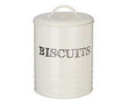 Sketch Cream Biscuit Canister