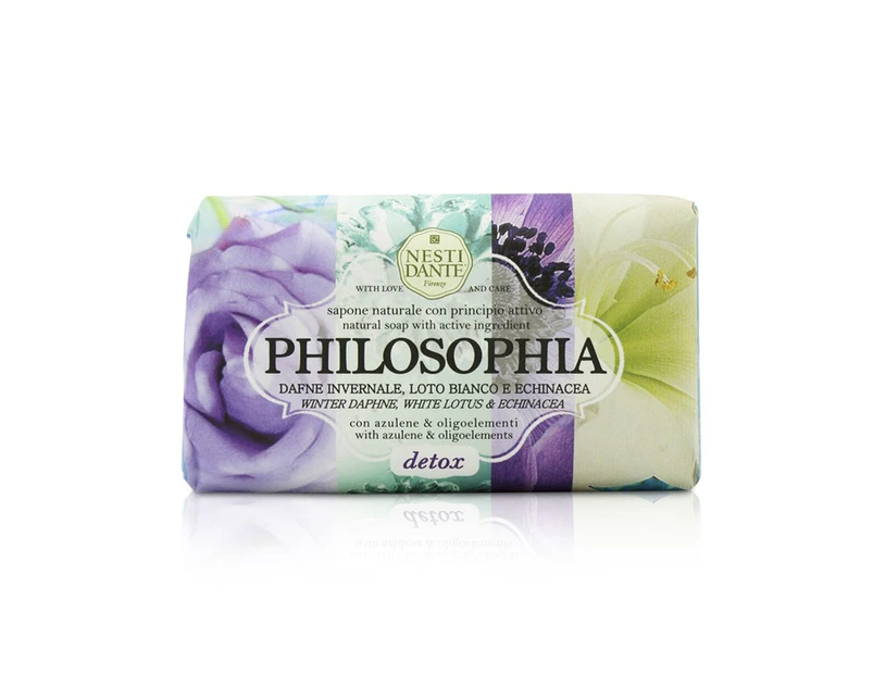 Nesti Dante Philosophia Natural Soap  Detox  Winter Daphne, White Lotus & Echinacea With Azulene & Oligoelements 250g/8.8oz
