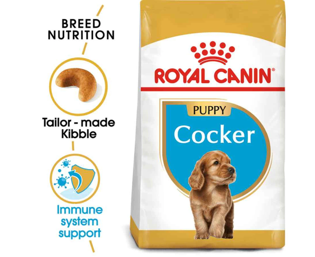 Royal Canin Cocker Spaniel Puppy Dry Dog Food 3kg