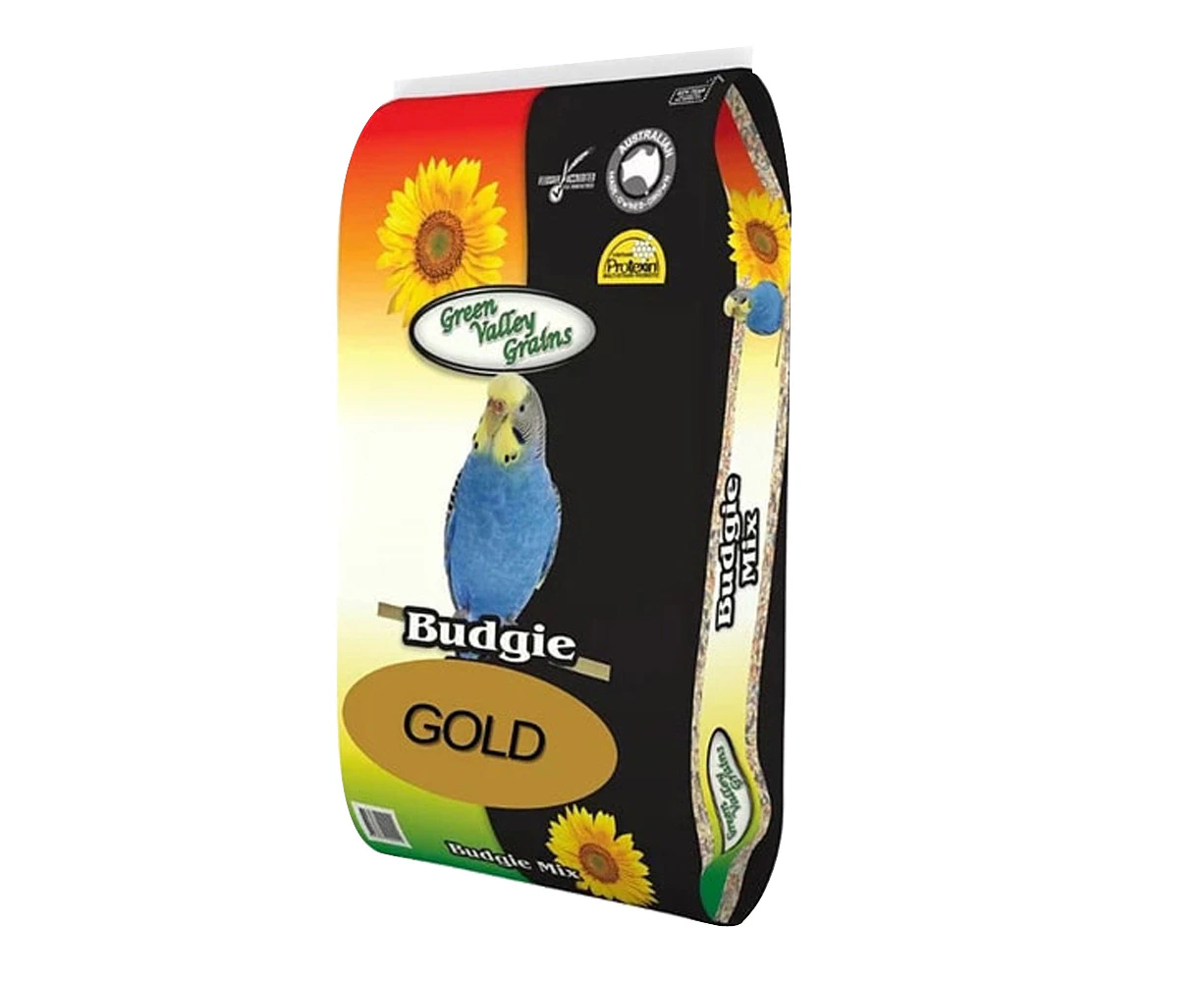 Green Valley Grains Budgie Gold Bird Feed Supplement 20kg