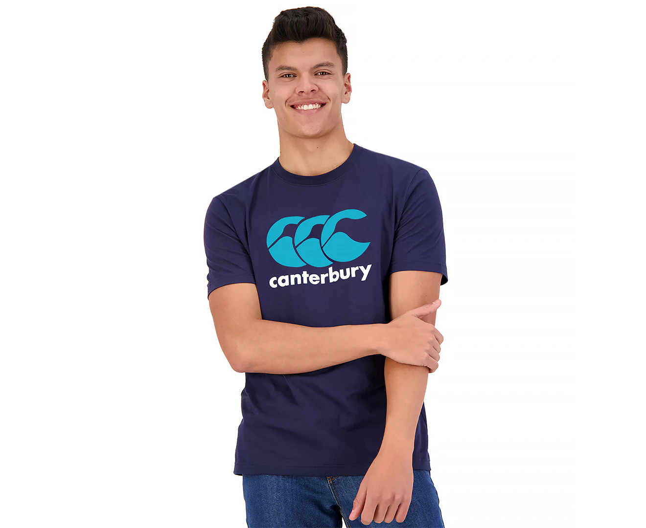 Canterbury Men's CCC Anchor Tee / T-Shirt / Tshirt - Navy