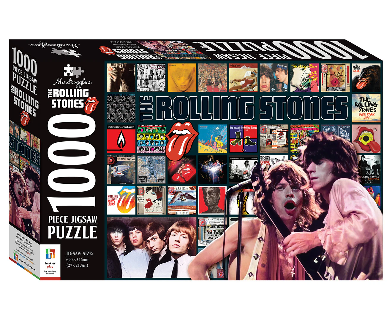 Hinkler Mindbogglers: The Rolling Stones 1000-Piece Jigsaw Puzzle