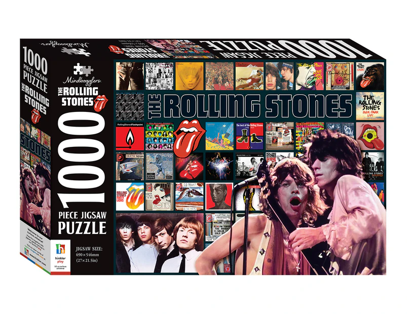 Hinkler Mindbogglers: The Rolling Stones 1000-Piece Jigsaw Puzzle