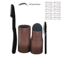 Eyebrow Stamp Stencil Kit Eyebrow Stamp And Shaping Kit Waterproof Brow Stamp Hairline Shadow Powder