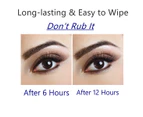 Eyebrow Pencil with a Micro-Fork Tip Applicator Creates Natural Looking Brows Effortlessly and Stays on All Day,