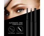 Super fine double head automatic rotating eyebrow pencil, durable, sweat resistant (1.5mm)