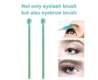 100Pcs Disposable Mascara Brushes Wands, Eyelash Brush Spoolie Brushes for Eyelash Extensions and Mascara Use