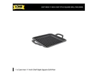 LODGE - CAST IRON 11 INCH CHEF STYLE SQUARE GRILL PAN ( ) - LC11SGP