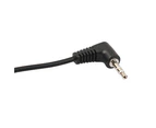 Black 2.5mm Male to 3.5mm Female Stereo Audio Jack Adapter Converter Cable