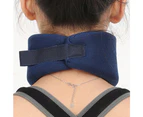 Neck Brace, Ergonomic Neck Support Bracket For Sleep, Relieve Neck Pain—Blue—L