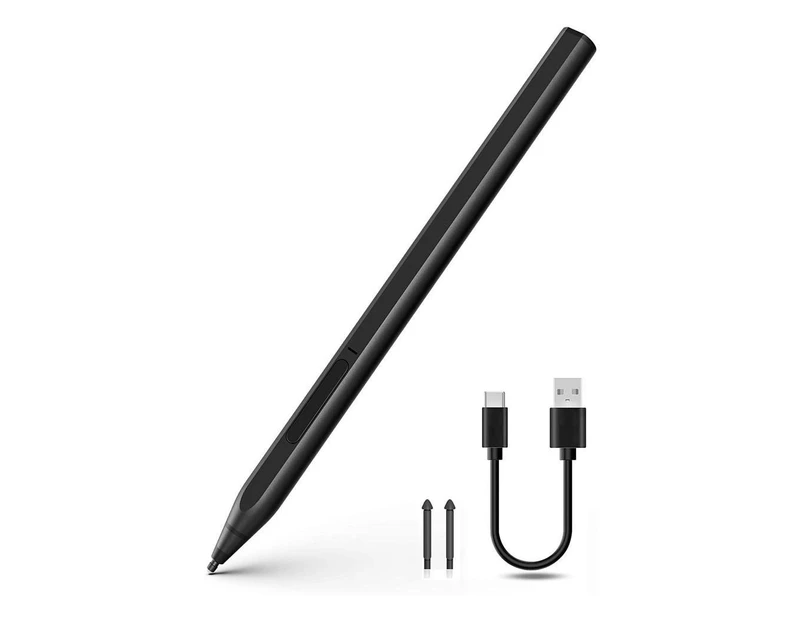 Stylus for Surface, 4096 Pressure Sensitivity, Compatible with New Surface Pro 8 & Pro 7/Pro 6/Pro 5 Pro 4/Laptop Studio/Go 3/Duo 2 Black