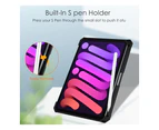 Slim Case for iPad Mini 6 2021 8.3 inch with Pencil Holder Shockproof Cover for iPad 6th Generation 8.3 Inch Black