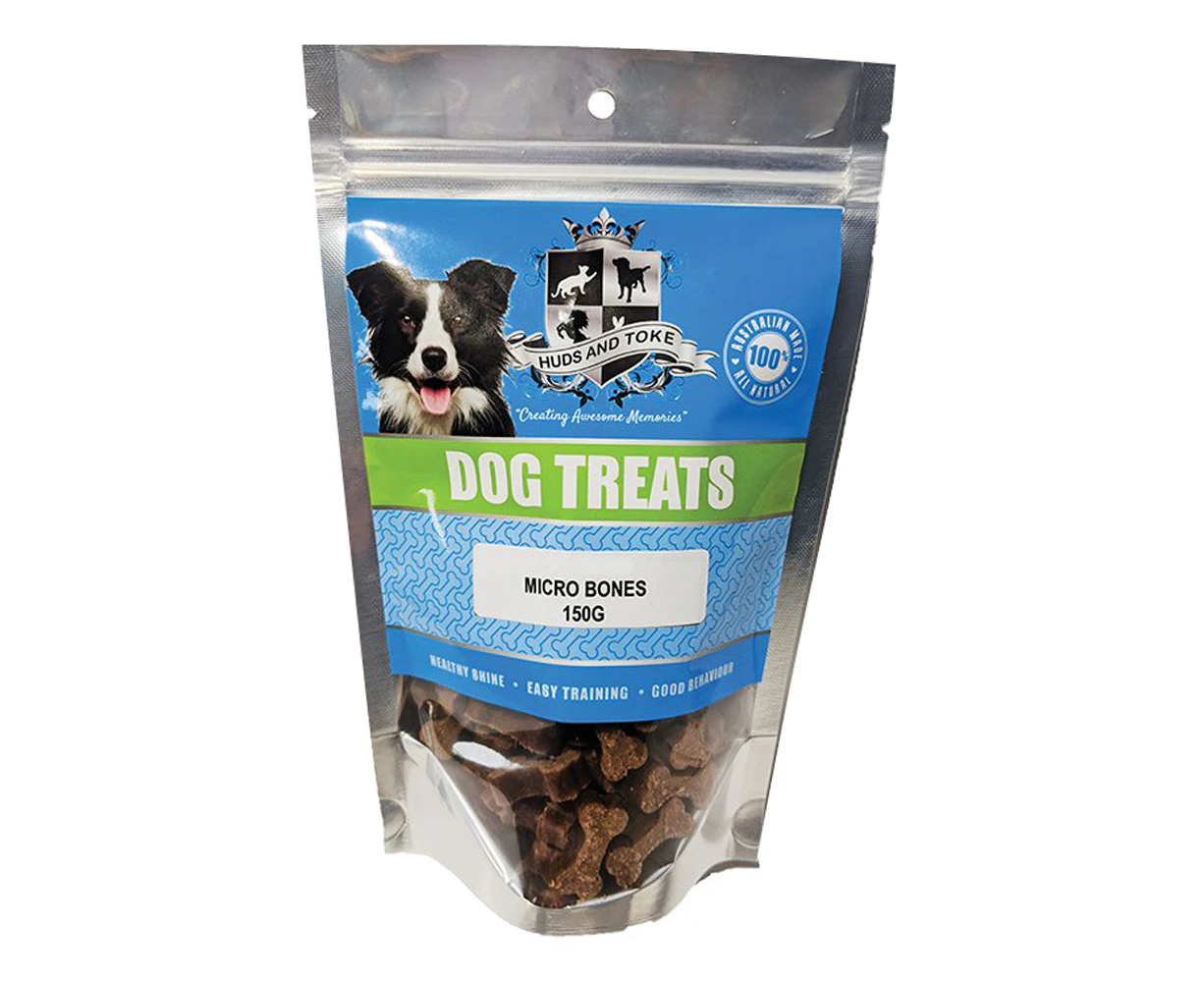 Huds & Toke Semi Moist Micro Bones Dog Treat Beef 150g