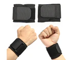 1 Pair Hook Loop Fasteners High Elastic Fitness Braces Breathable Adjustable Fitness Wrist Straps Sports Accessories  A