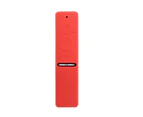 Dust-proof Silicone Protective Case Cover for Samsung Smart TV Remote Control - Red