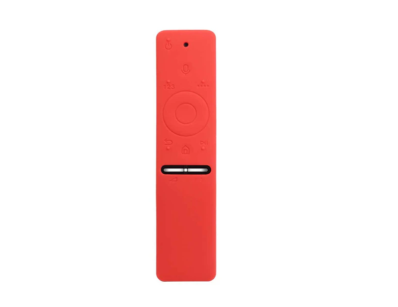 Dust-proof Silicone Protective Case Cover for Samsung Smart TV Remote Control - Red