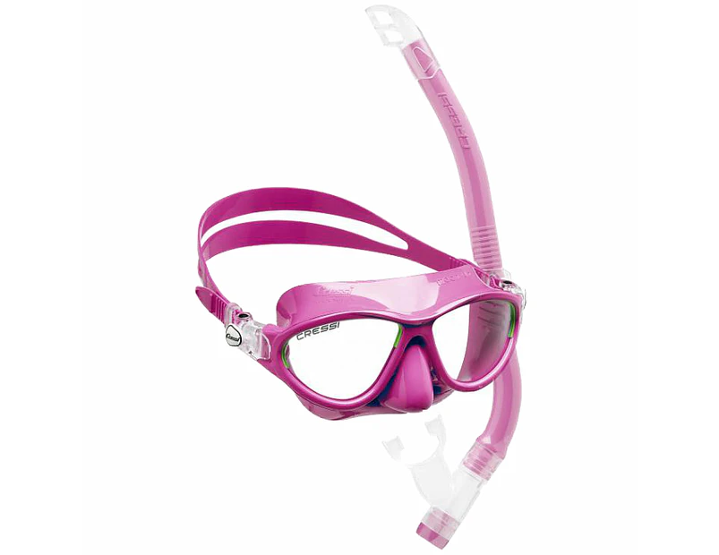 Cressi Kid Snorkeling Set Moon Kid + Top Colour Variations - Pink