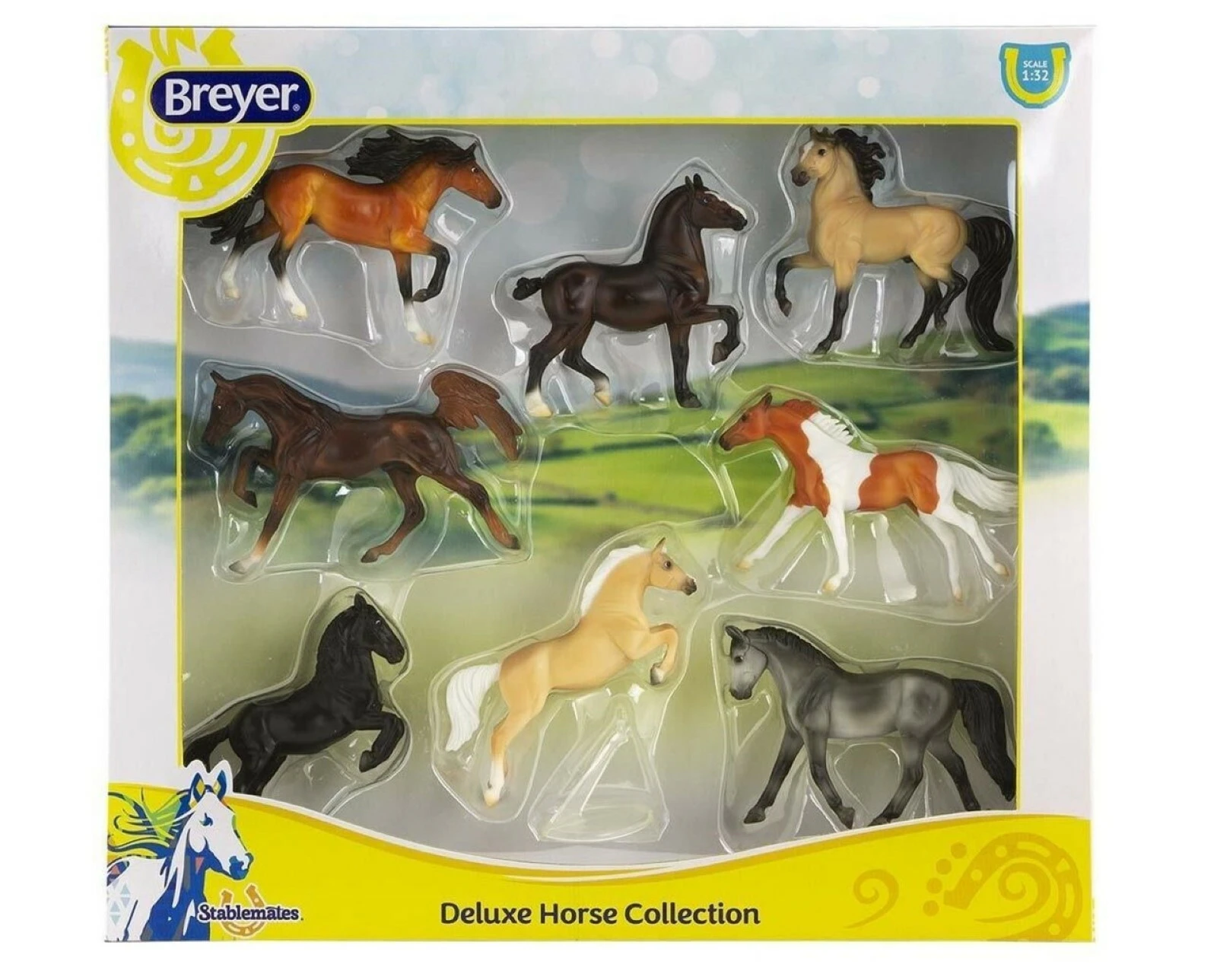 Breyer Horses Deluxe Horse Collection 8 Models Stablemates1:32 Scale