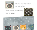 Anti-fatigue kitchen carpet mat non-slip cushioning waterproof non-slip-Cute Kitty-40*120
